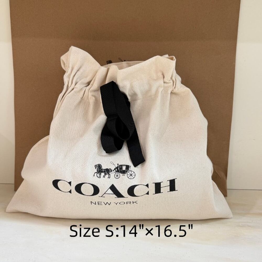 New‼️Coach S size Drawstring Dust Bag Gift Bag Storage Cover Bag